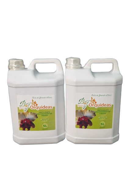Fertilizante para Orquídeas B&G 5 L (2 Galões)- adubo completo