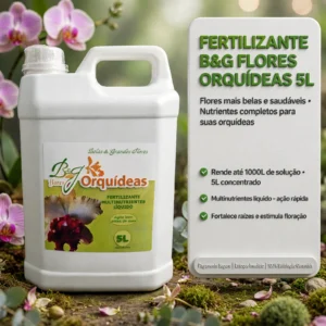 Fertilizante para Orquídeas 5 L- adubo completo - Imagem 4
