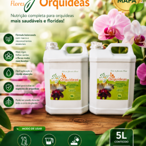 Fertilizante para Orquídeas B&G 5 L (2 Galões)- adubo completo - Imagem 4