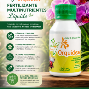 Fertilizante para Orquídeas 100 mL- adubo completo - Imagem 5