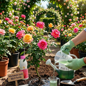 Fertilizante para Rosas Líquido 250 mL B&G Flores | Adubo Completo - Imagem 3
