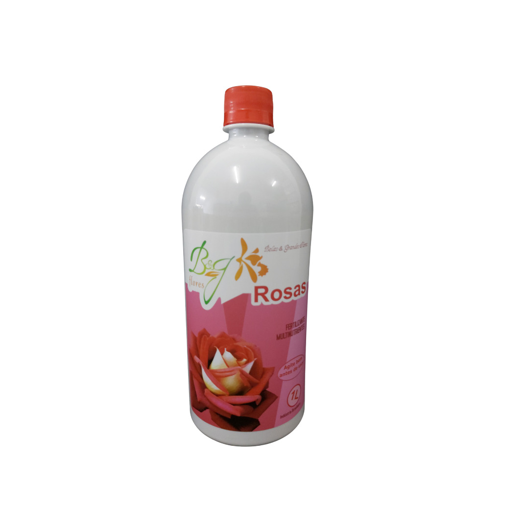Fertilizante para Rosas Líquido 1 L B&G Flores | Adubo Completo para Roseiras